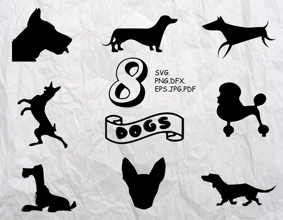 Download Dog Svg Bundle Dog Svg Dog Clipart Dog Cut Files For Etsy 3D SVG Files Ideas | SVG, Paper Crafts, SVG File