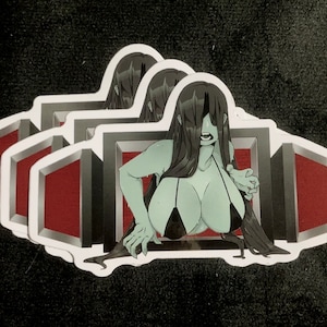 TV Ghost Vinyl Sticker