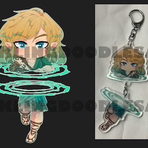Tears of the Kingdom Link Acrylic Charm