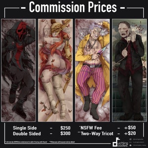 Custom Dakimakuras [PLEASE READ DESCRIPTION]
