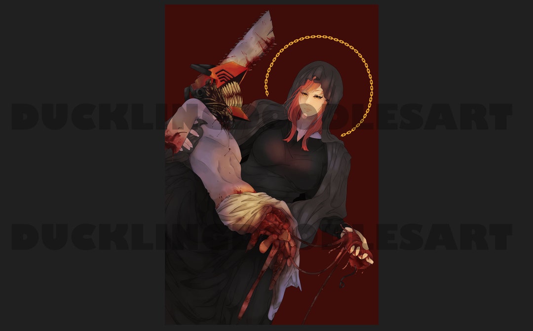 Control Devil and Chainsaw Poster - Etsy