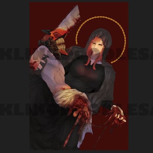 Control Devil and Chainsaw Poster