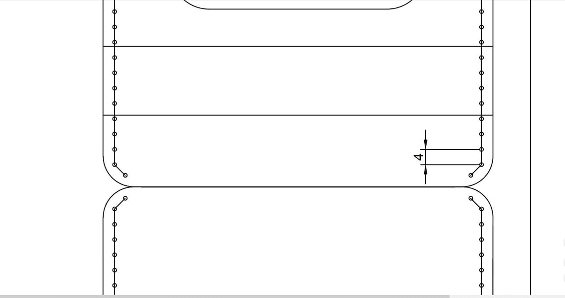 PDF Leather Pattern Card Holder Wallet Template A4 and US Etsy