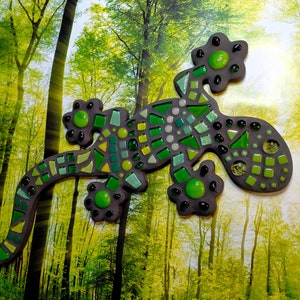 Gerri the green gecko * handmade *