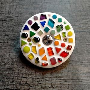 Mosaic doorbell plate*handmade* without button / bell button