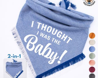Hundehalstuch - Bandana - !Ich dachte, ich wäre das Baby!