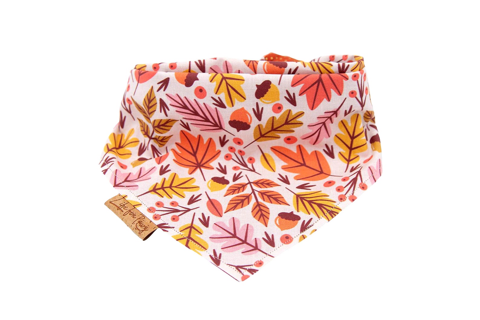 Fall Dog Bandana Fall Leaves Reversible Bandana for Dogs Etsy