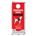 Service Dog Hotel Door  hanger -  4 Pack -  Do Not Disturb Sign 