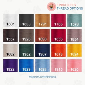 a color chart of different colors of hair