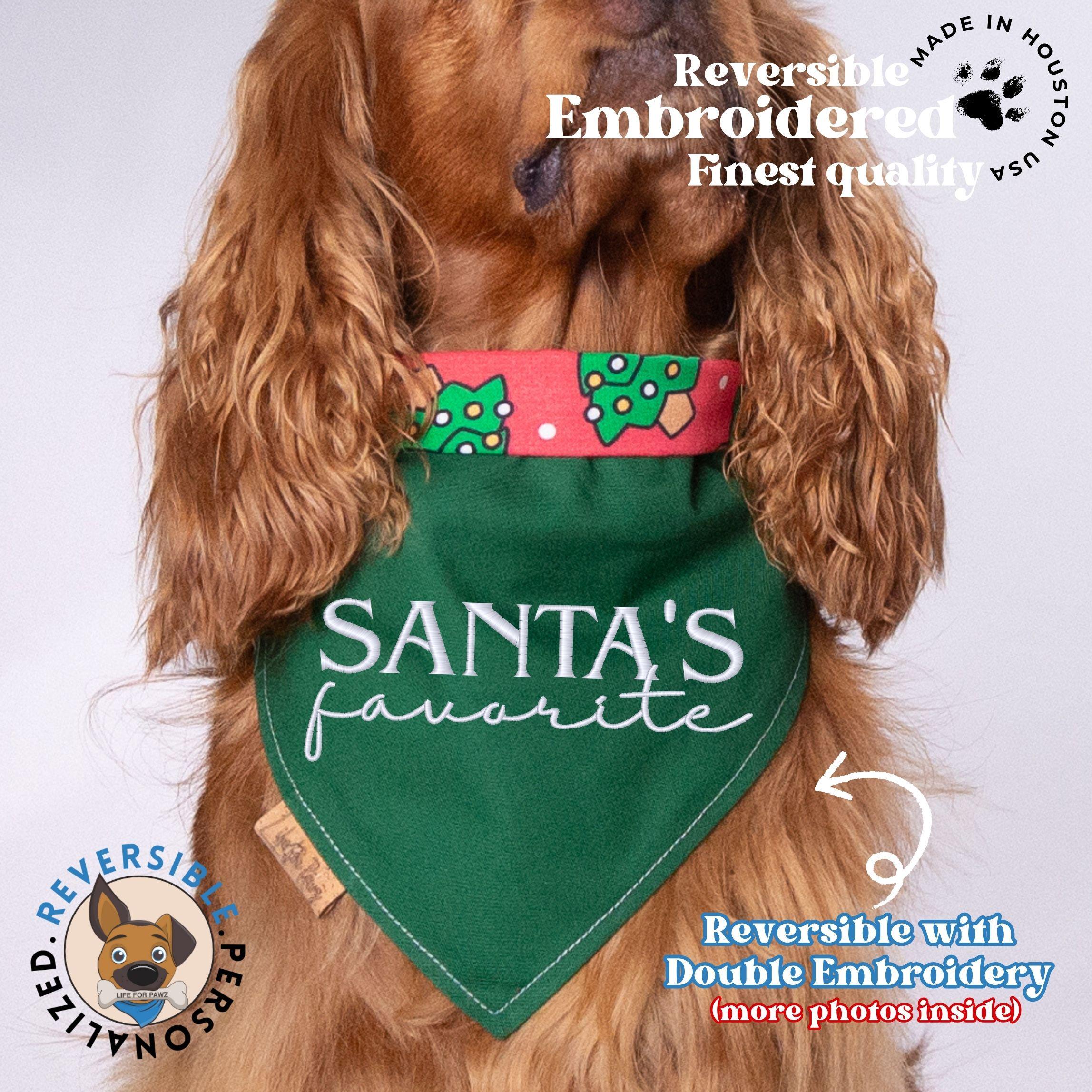 Dog Bandana Christmas, Dog Collar Christmas With 6 Bells
