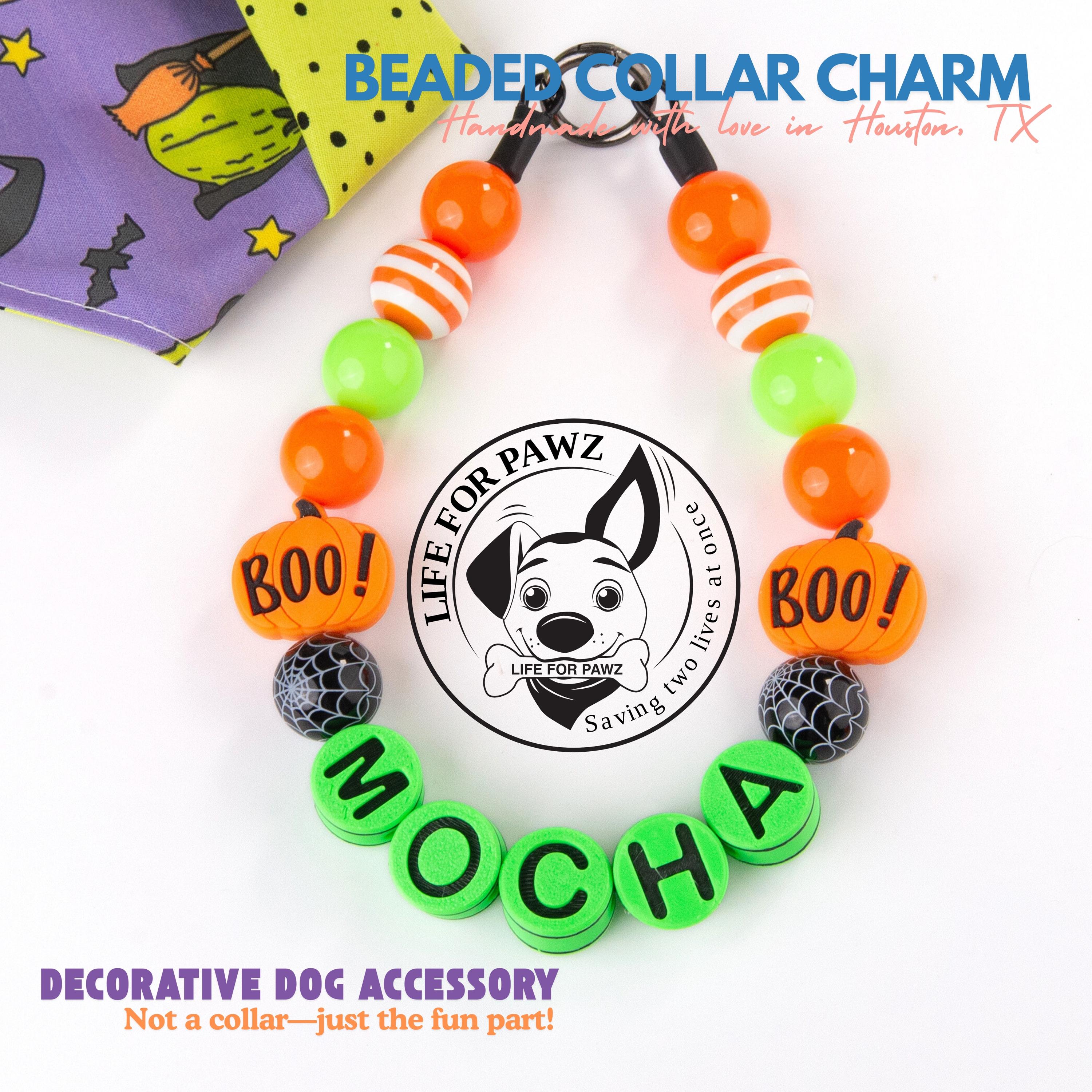 Interchangeable Dog Collar Charms Dog Bells To Go Outside Bouclel