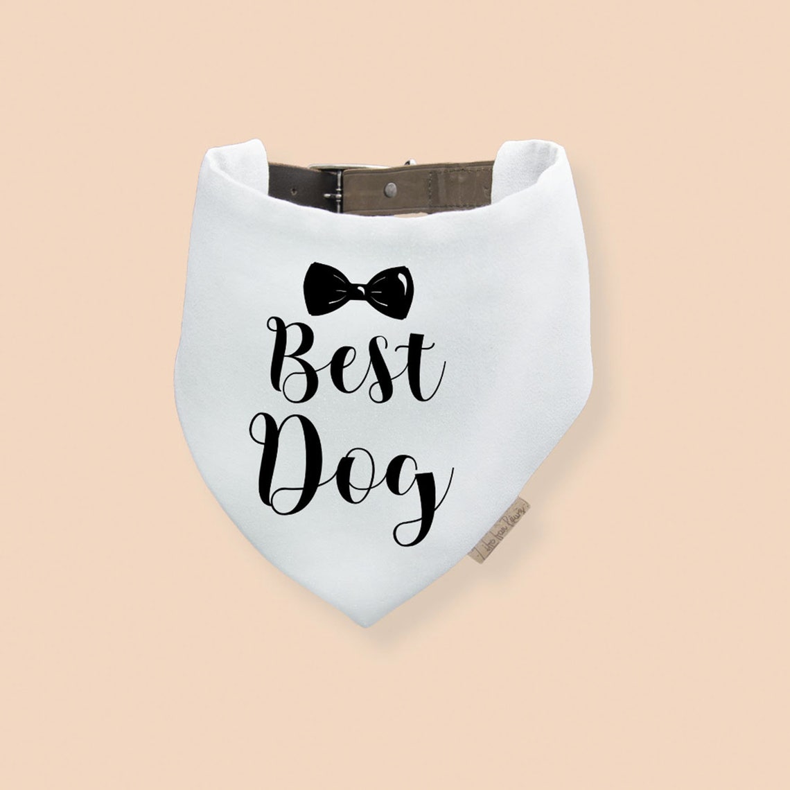 Wedding Dog Bandana Best Dog Wedding Attire Engagement Dog Etsy