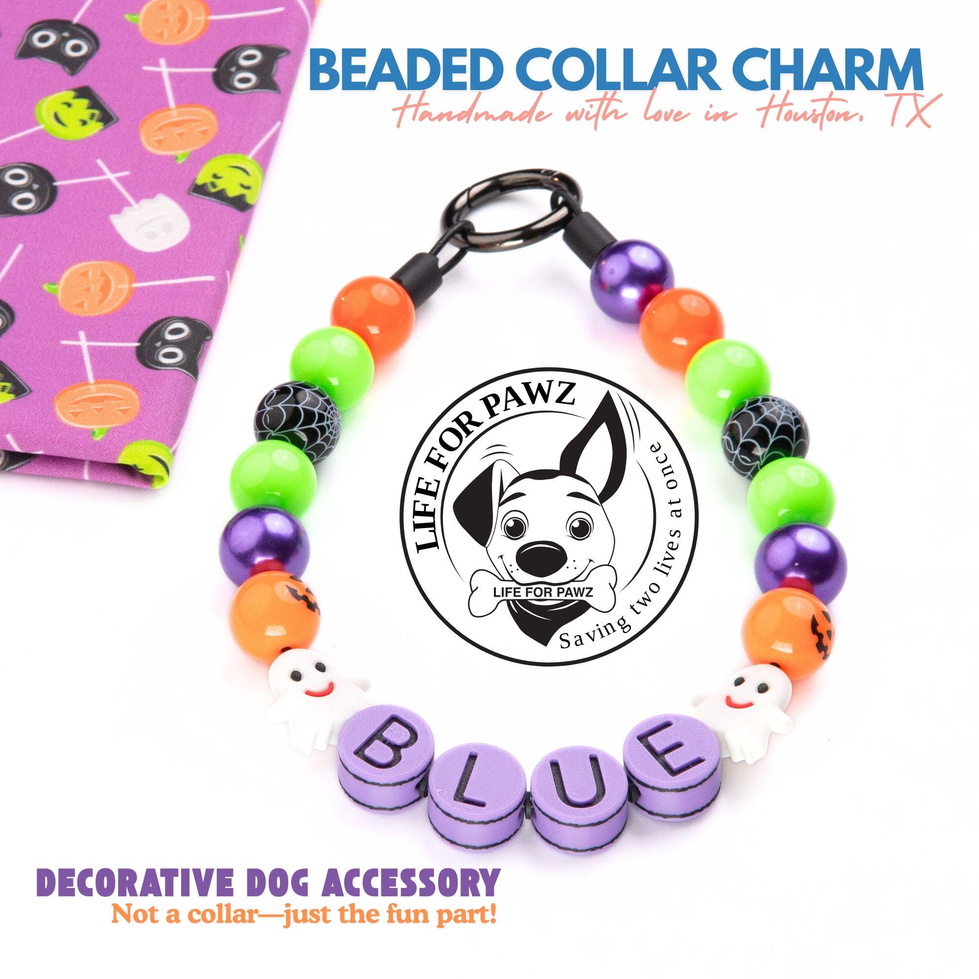 Interchangeable Dog Collar Charms CharmedPaws Matching Pink Collar