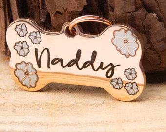 Dog Tag - CollarTag - Personalized Stainless Steel Pet ID Tag - Deep Laser Engraved, Handcrafted with Care