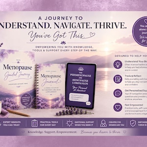 MENOPAUSE SUPPORT SYSTEM | Menopause Journal | Perimenopause Support, Menopause Relief, Menopause Tracker, Menopause Ebook, Digital Download image 5