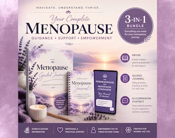 MENOPAUSE SUPPORT SYSTEM | Menopause Journal | Perimenopause Support, Menopause Relief, Menopause Tracker, Menopause Ebook, Digital Download