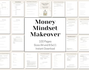 Money Mindset Workbook Printable | Budget Planner PDF | Personal Finance Journal | Wealth Building & Abundance Guide