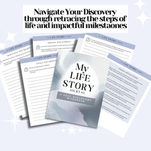 Self Discovery Through Your Life Story Journal, Guided Memoir Workbook Reflection Prompts for Women, Shadow Work & Personal Growth PDF Guide image 4