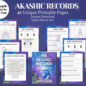 Akashic Records, Akashic Records Reading, Akashic Realm, Past Lives, Soul Purpose, Reach Goals, Reading Spreads Ancestral Patterns Printable