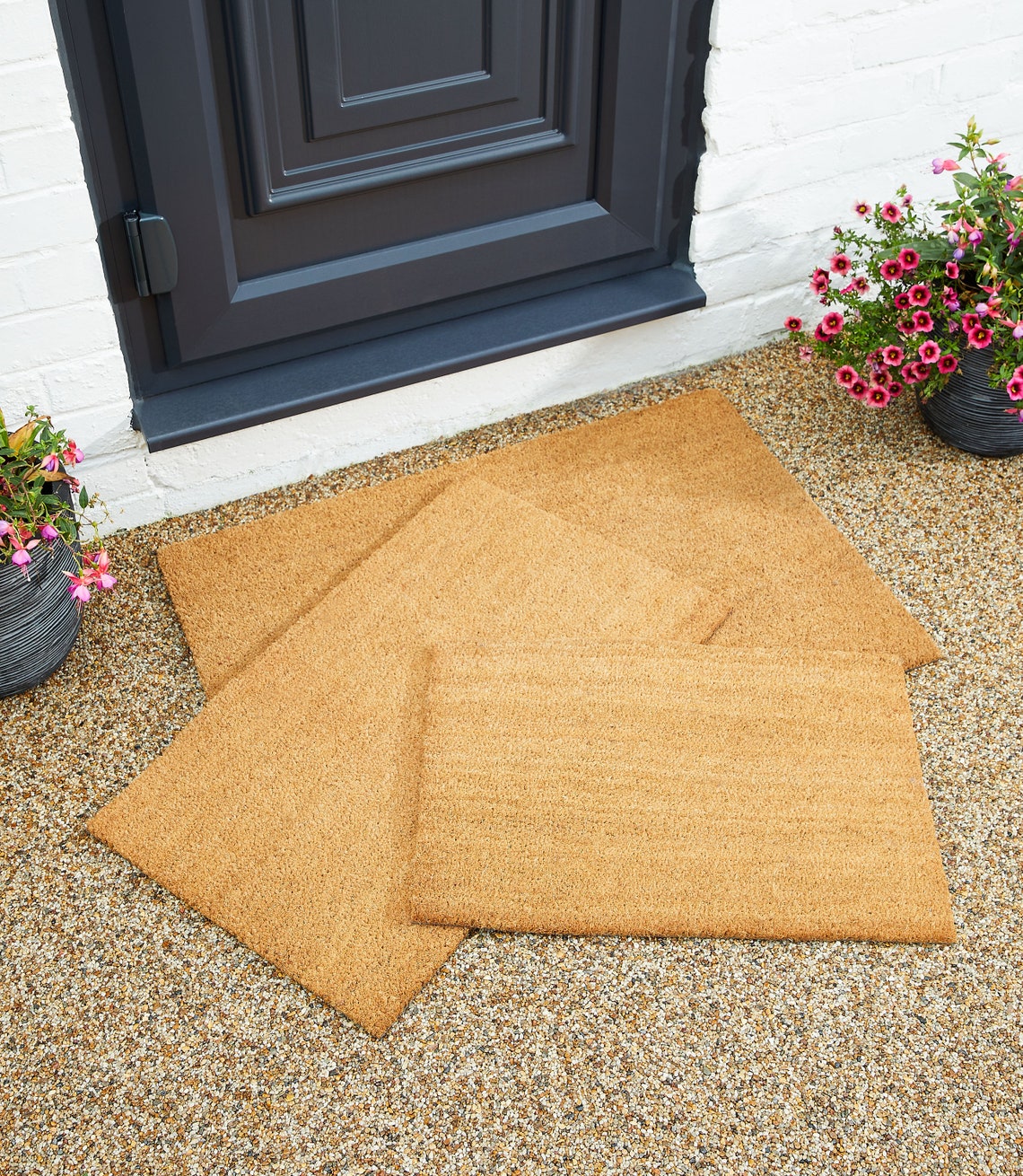 Astley 60 X 90cm Plain Coir Doormat With PVC Backing Etsy UK