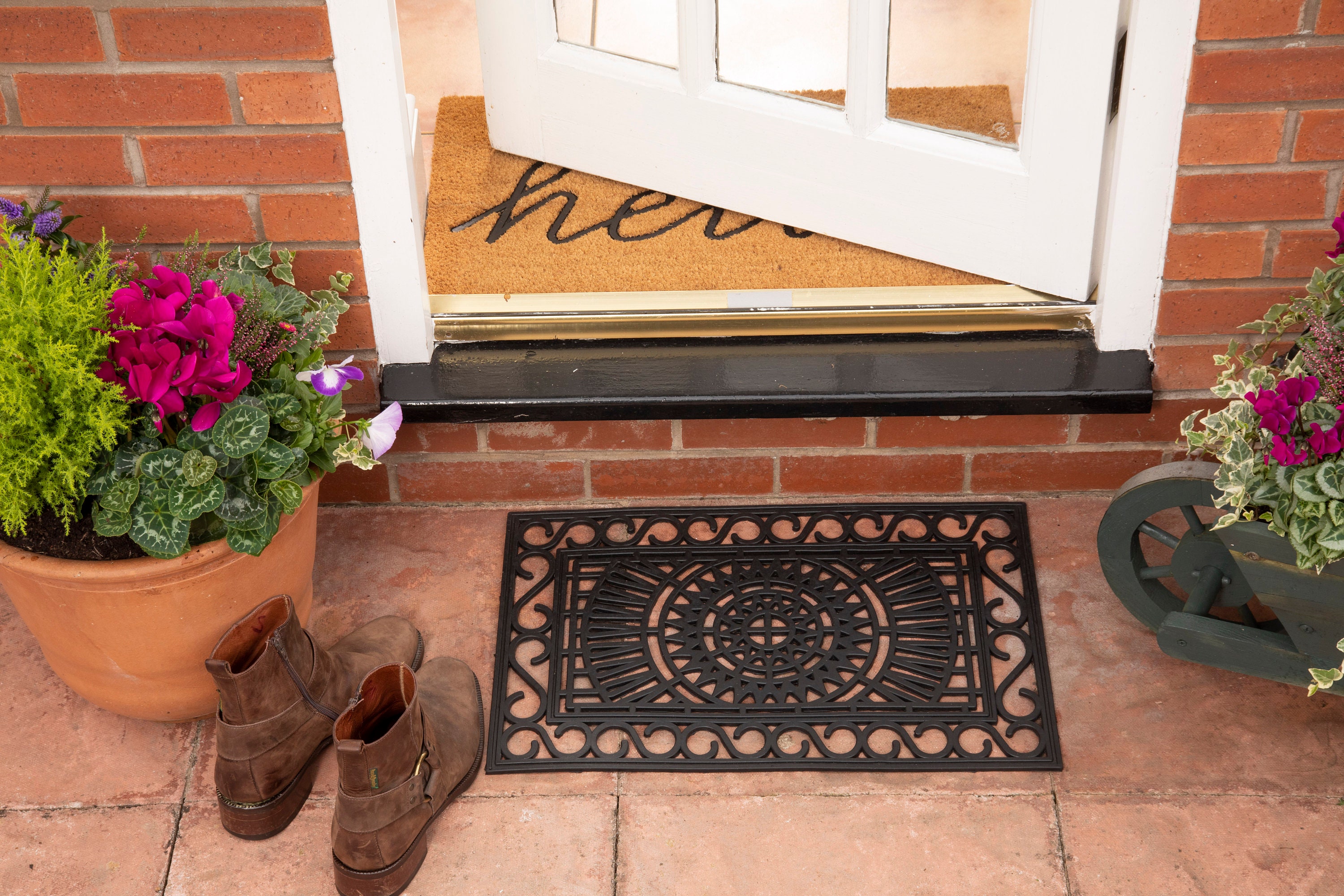 Outdoor Rubber Door Mats Heavy Duty and Durable Outdoor Etsy UK