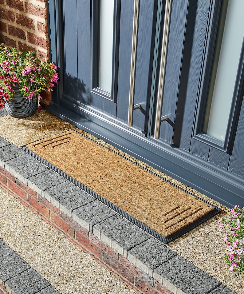 Front Door Mat Outdoor Coir Door Mat Ideal for Both Front Etsy UK