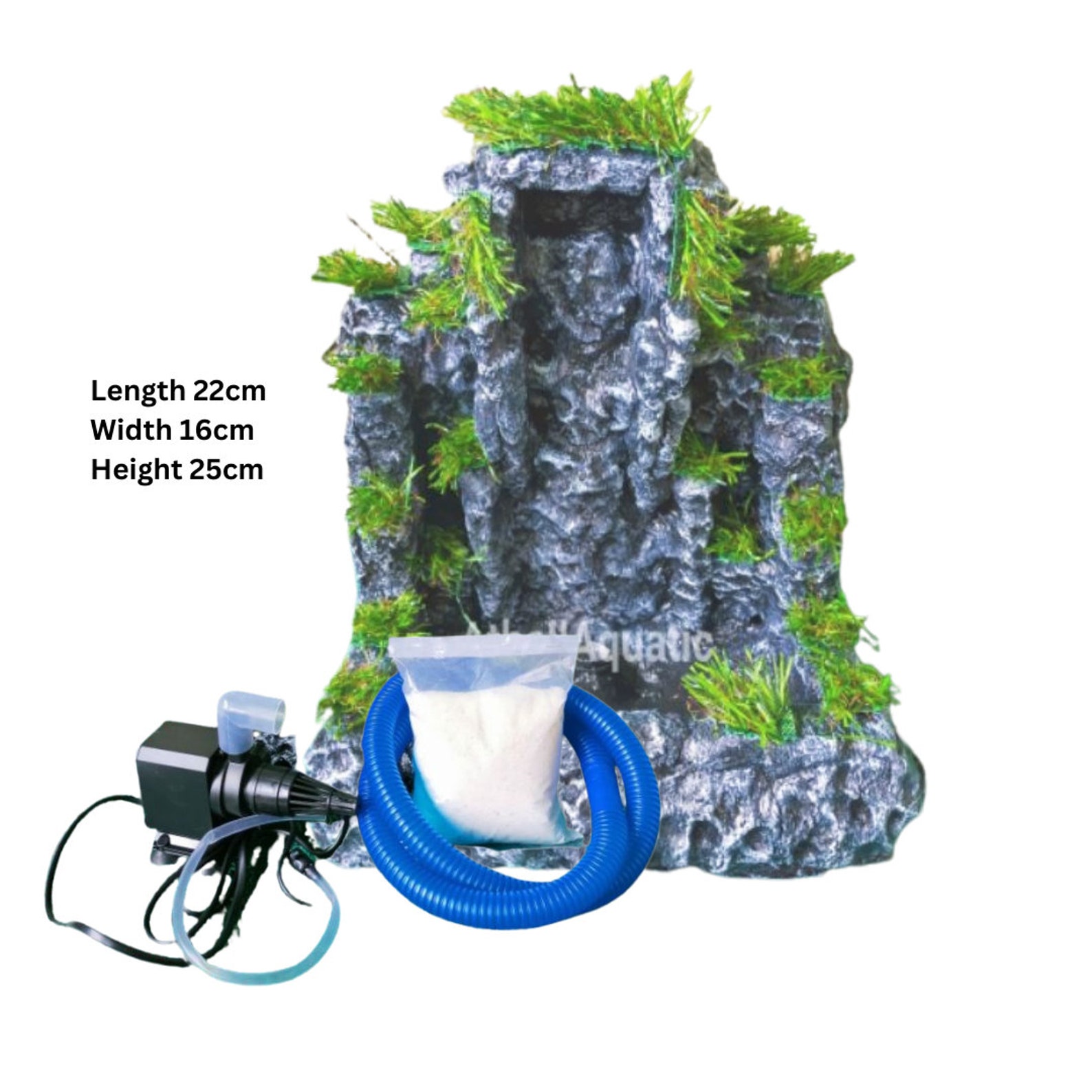 Aquarium Sand Waterfall Kit, Aquascape Ornament Sand Fall Kit