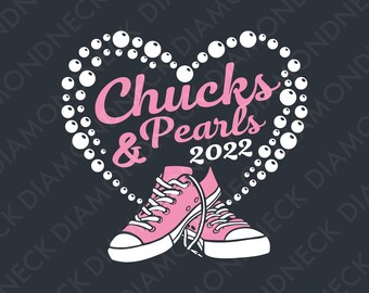 chucks and pearls moletom com capuz