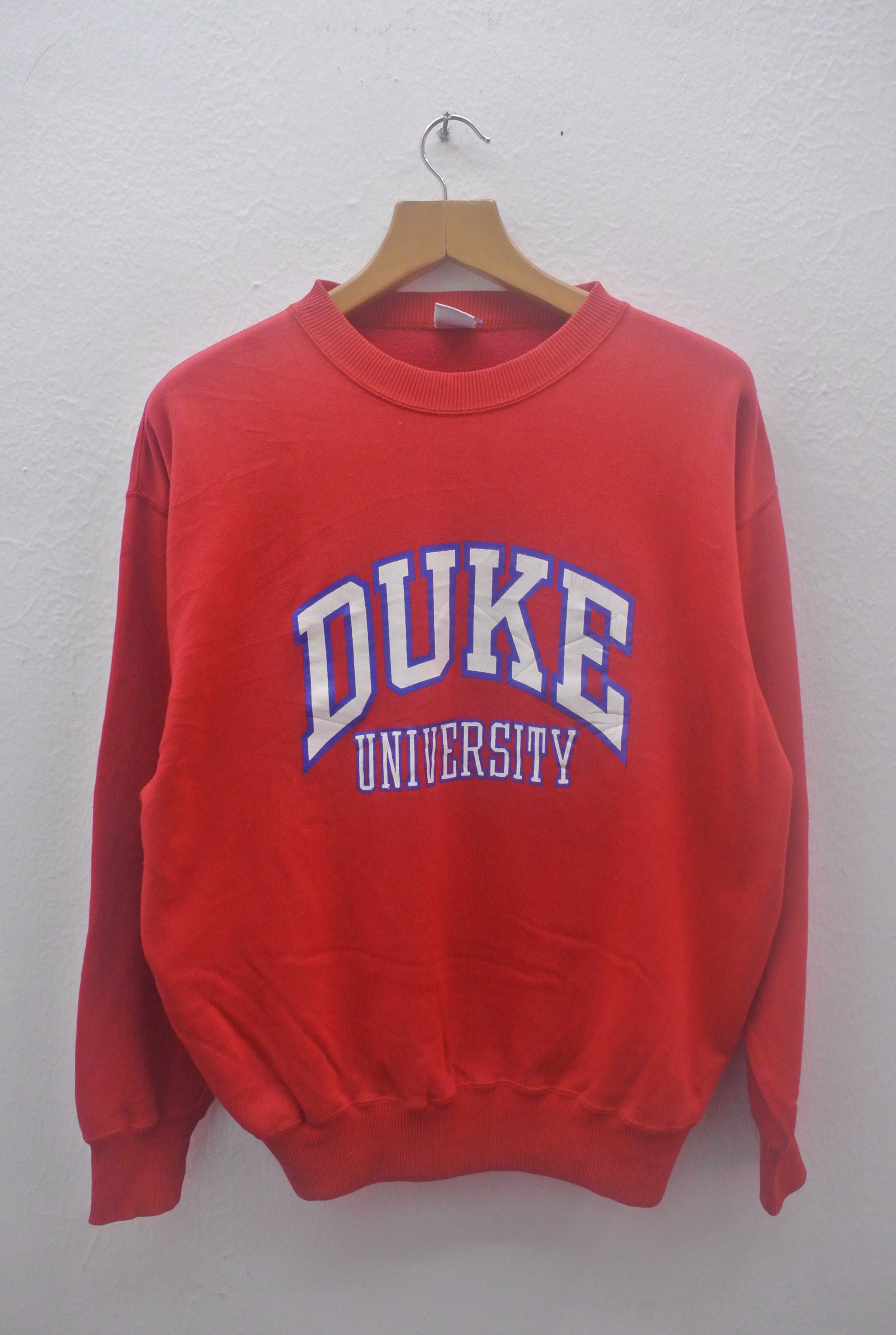 Vintage Duke University Sweatshirt College Varsity Street Wear Etsy