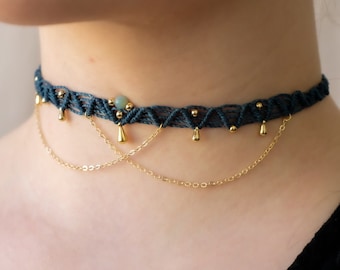 Choker • Lanturi • Macrame * Necklace * Chains * 24 Karat Gold Plated * Jewelry