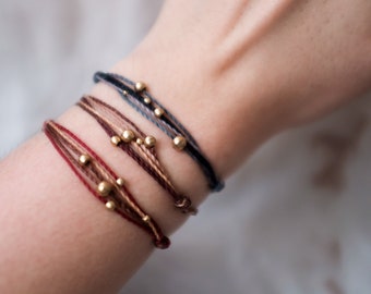 Makramee Armband • Solar • Schmuck * Boho * Freundschaftsband