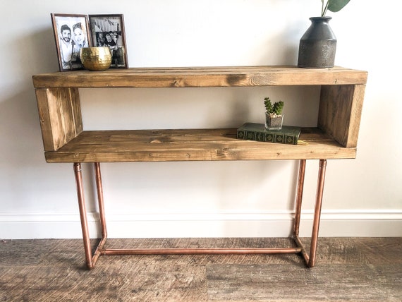 Rustic Style Console Table Industrial Side - Industrial Pipe Sofa Table Rustic Style Console Table Industrial Side - Industrial Pipe Sofa Table