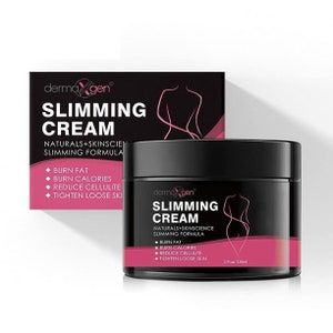 Dermaxgen Slimming Cream For Tummy, Abdomen, Belly and Waist Firming Cream - 100% ORGANIC NATURAL Anti Cellulite Cream - Natural Ingredients