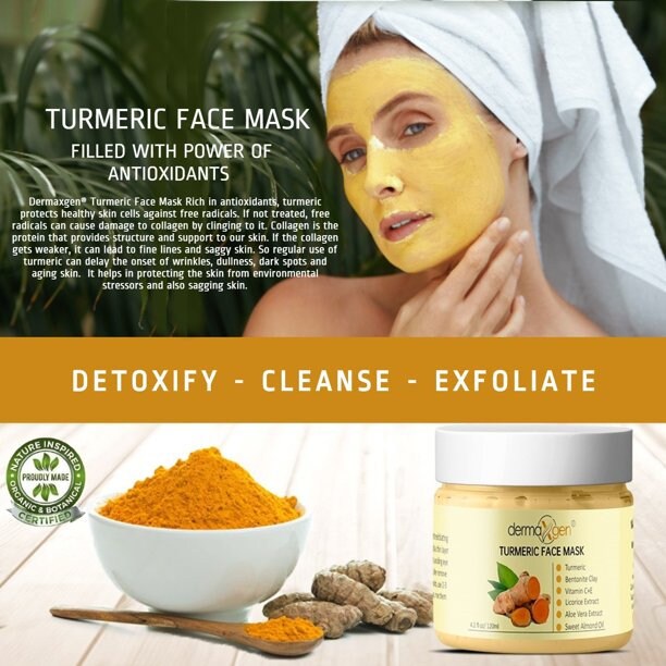 Turmeric Face Mask Pigmentation Blemish Corrector Dark Spots Brightens
