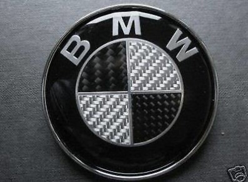 BMW Carbon Boot Badge 82mm Fits 1 3 5 6 X Z M E92 E81 Etsy