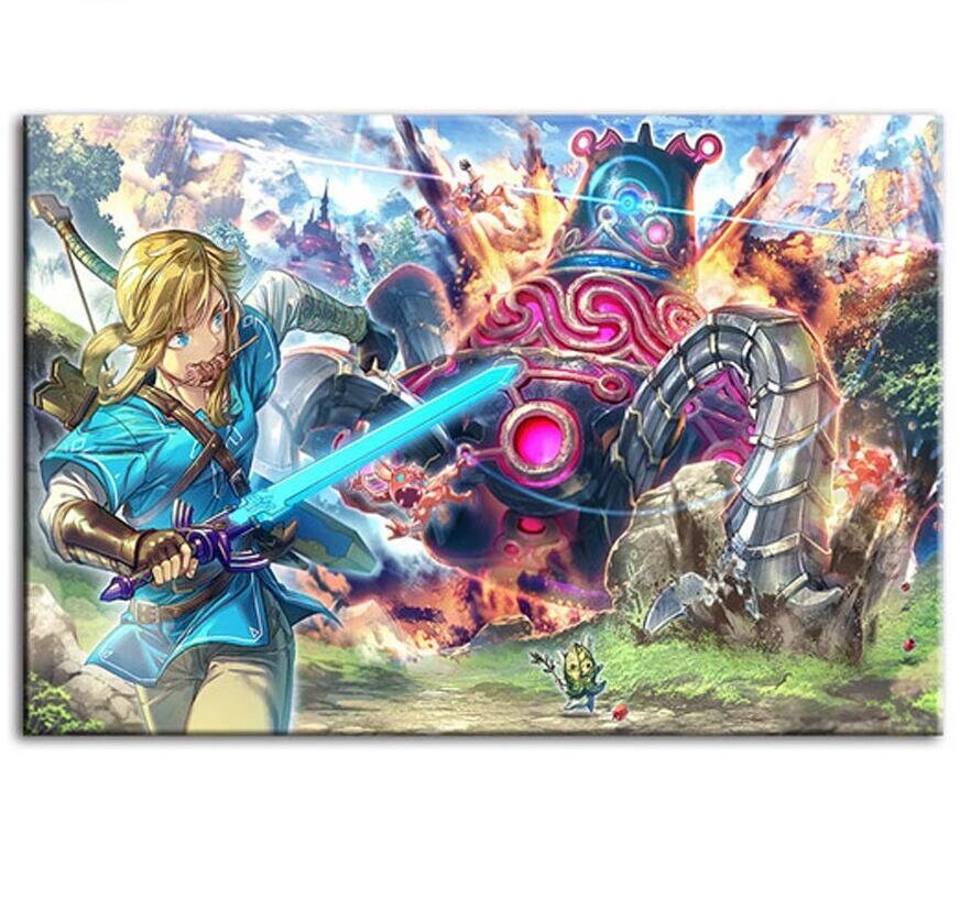 Diy Diamond Painting Legend of Zelda Diamond Embroidery Japan Etsy