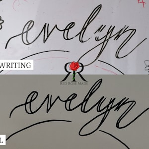 Actual Handwriting Decals, Stickers from Your Writing, Signature Name Decal, Child&#39;s Handwriting Sticker Decal, Custom Handwriting Sticker,