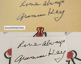 Custom Handwriting Decal: Iron-On Heat Transfer Vinyl Sticker