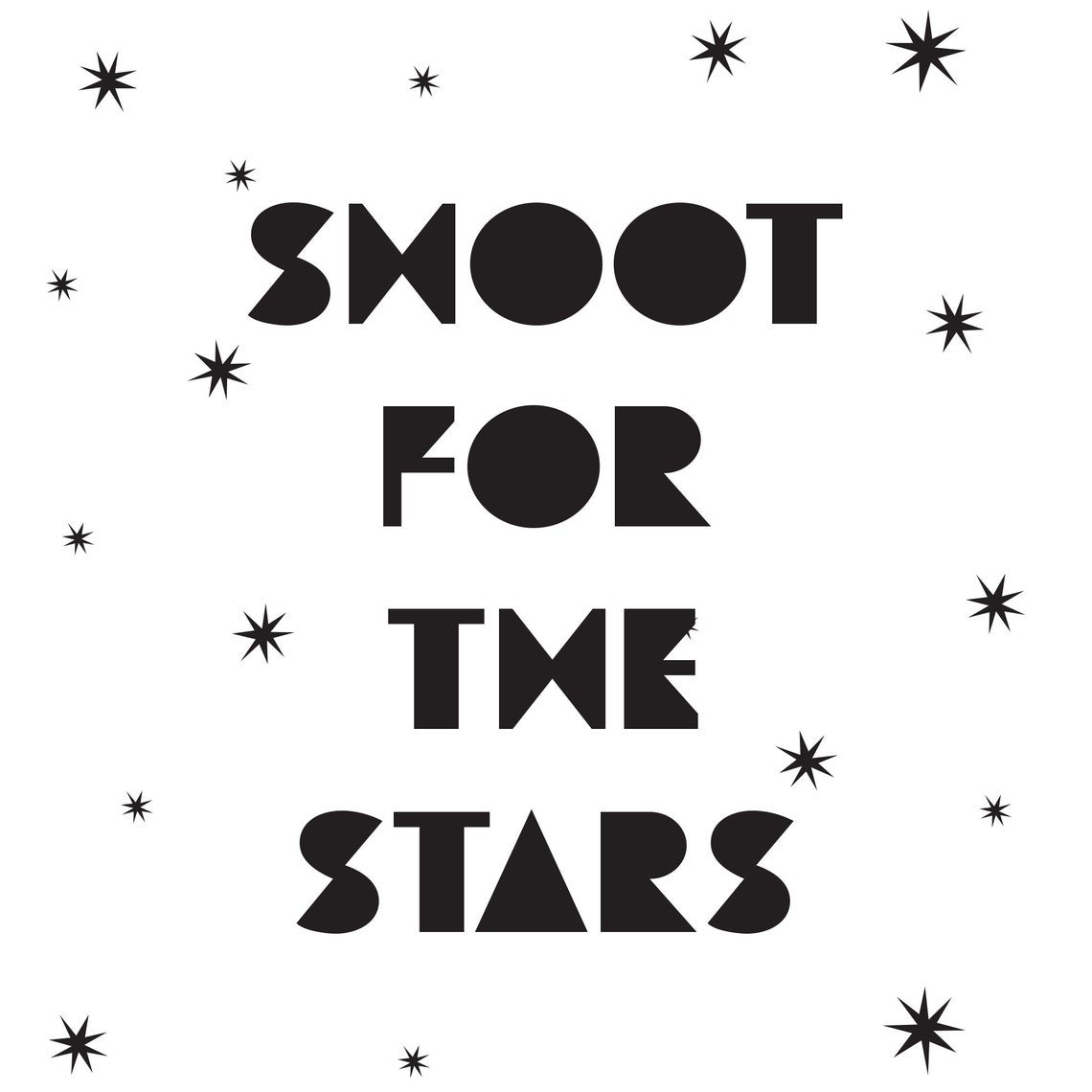 Shoot for the Stars Digital Download Nursery Decor Playroom | Etsy