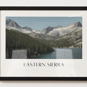 South Lake, Eastern Sierra | Framed Print | Poster | Wall Art | Home Decor