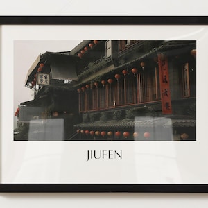 Jiufen, Taiwan | Framed Print | Poster | Wall Art | Home Decor