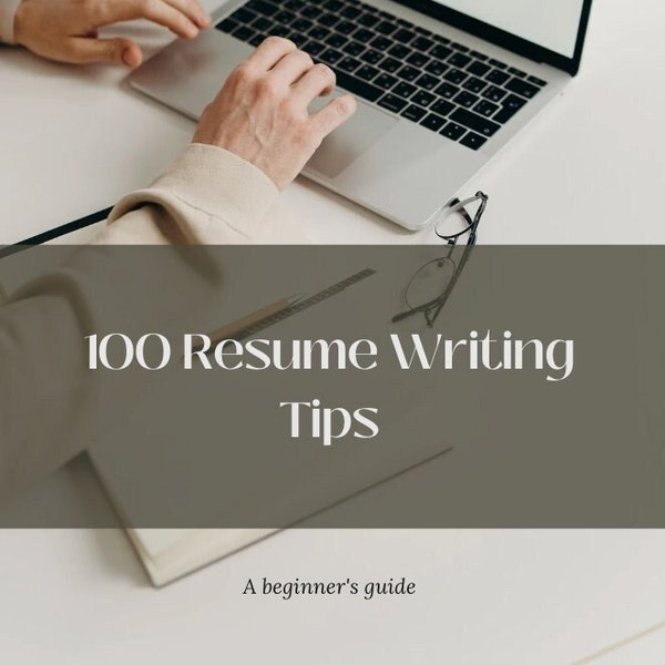 Resume Writing Tips e-Book | Handbook, Digital Guide, Career| Minimalistic, Modern, New grad, Student, Professional | ATS Friendly 2023 |