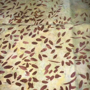1/2 Yd Multicolored Batik Cotton Fabric
