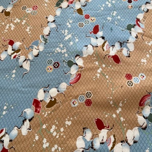 3/4 Yd « kimono Art » Imprimé Asiatique par In the Beginning Fabrics