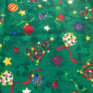 1 m2 Vintage All over Christmas Ornaments Print Baumwollstoff