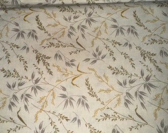 1/2  Yd “Rustic Branch ” Floral  Print by Edyta Silar for Laundry Basket Quilts for Andover Cotton Fabric