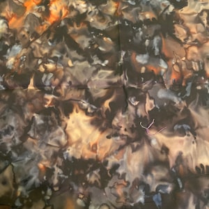 1/2 Yd Multicolored Batik Cotton Fabric