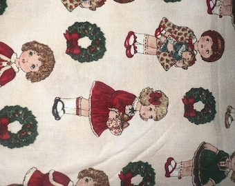 1/2 Yd  Christmas Paper Dolls” by Sheryl Rae Marquez for Windham Fabrics