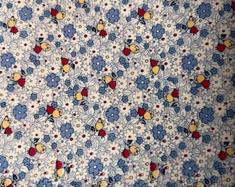 Fat Quarter Aunt Grace 30’s Reproduction Print by Judie Rothermel for Marcus Brothers Cotton Fabric