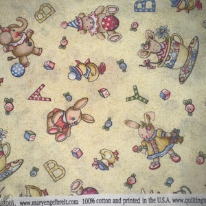 FAT QUARTER Mary Engelbreit Fabric Nursery Print Cotton Quilt Fabric H